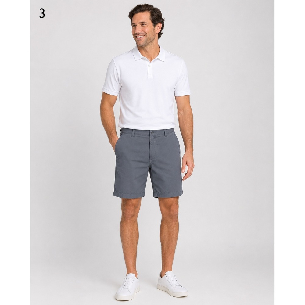 PGA Tour Golf Shorts Mens 44 Gray‎ Polyester Pockets